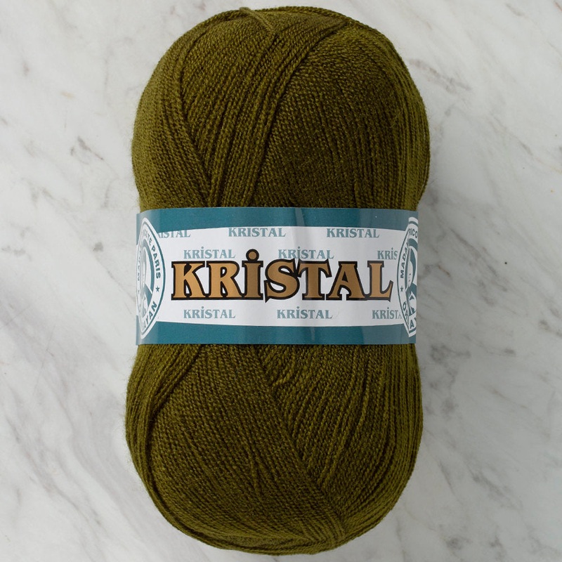 Madame Tricote Paris Kristal Yarn, Dark Green – T077