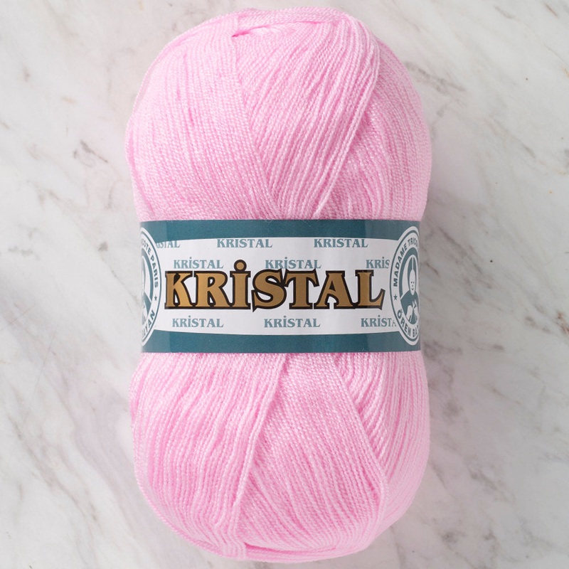 Madame Tricote Paris Kristal Yarn, Light Pink – 093