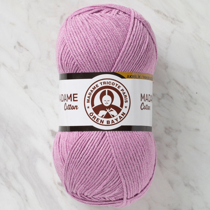 Madame Tricote Paris Madame Cotton Yarn, Lilac – 023