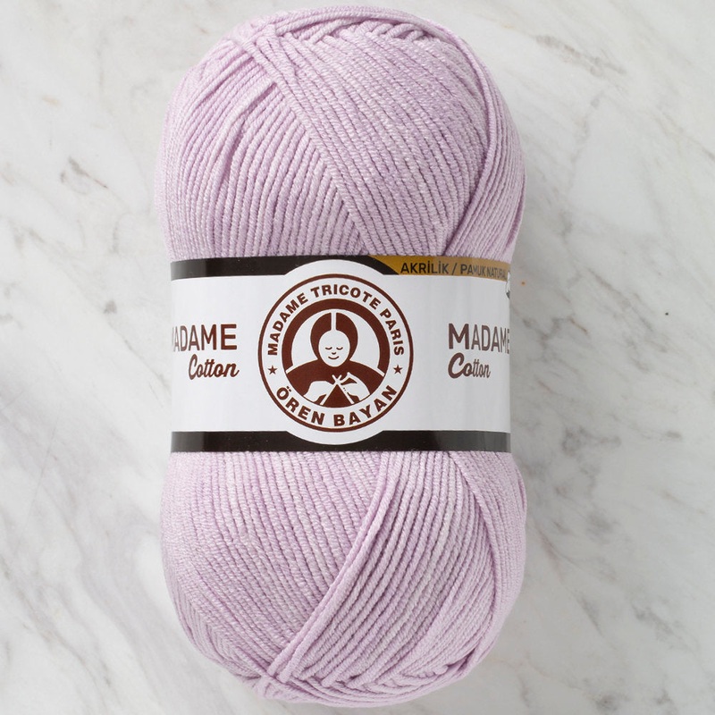 Madame Tricote Paris Madame Cotton Yarn, Lilac – 030