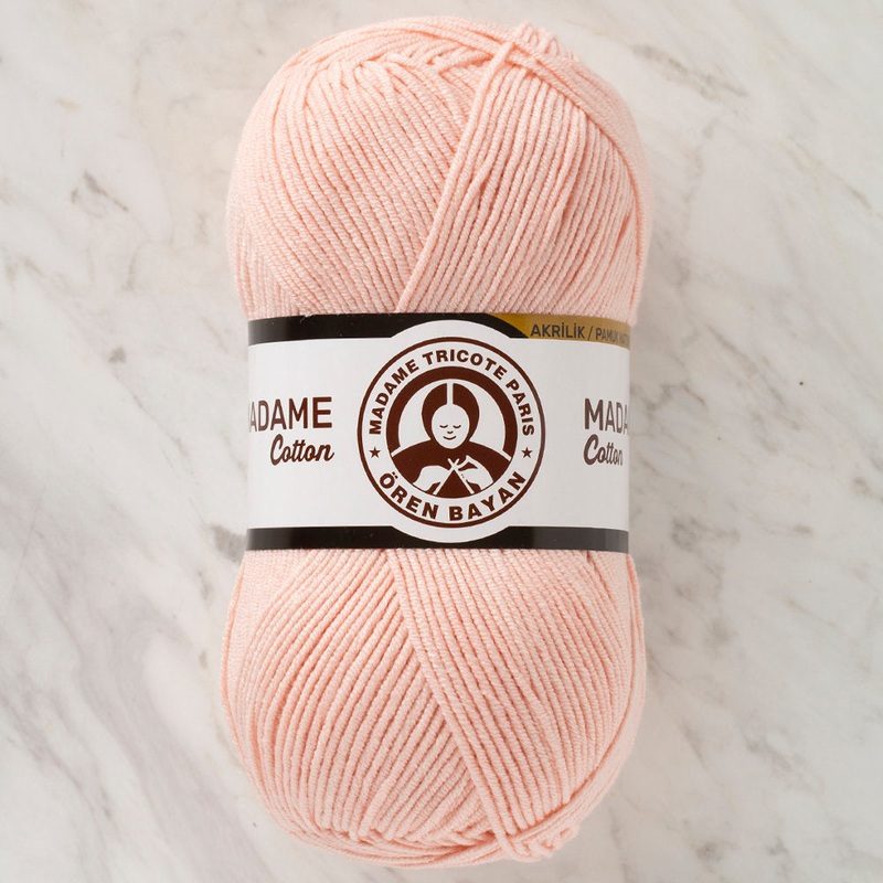 Madame Tricote Paris Madame Cotton Yarn, Pink – 028