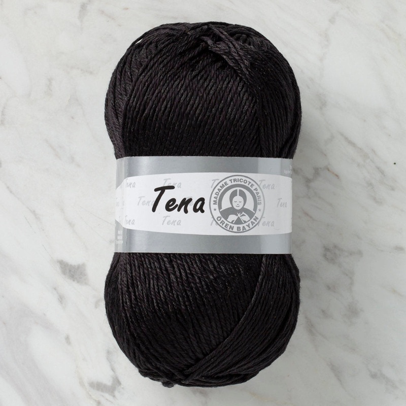 Madame Tricote Paris Tena Yarn, Black – 9999