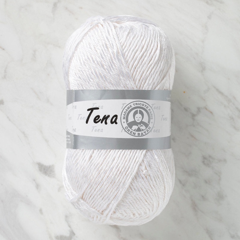Madame Tricote Paris Tena Yarn, White – 0000