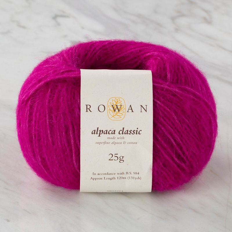 Rowan Alpaca Classic Yarn, Pink Lips – 00124