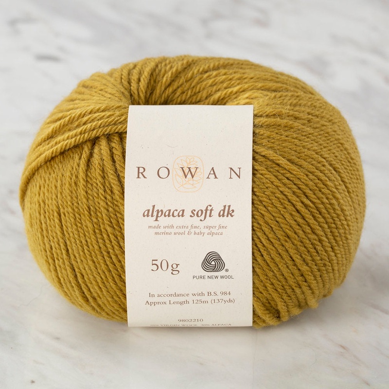 Rowan Alpaca Soft DK Yarn, Autumn Gold – 00220