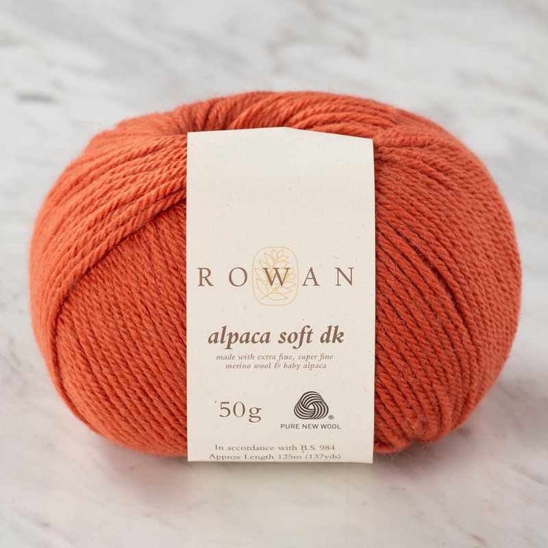 Rowan Alpaca Soft DK Yarn, Brick – 00218