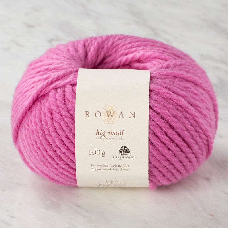 Rowan Big Wool Yarn, Aurora Pink – 00084