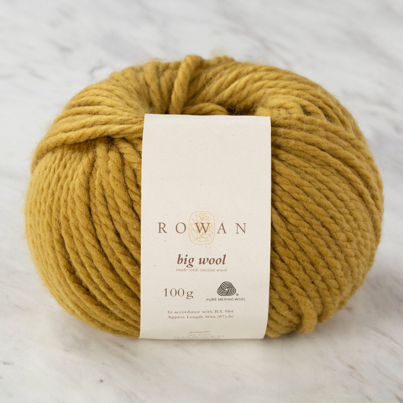 Rowan Big Wool Yarn, Golden Olive – 00088