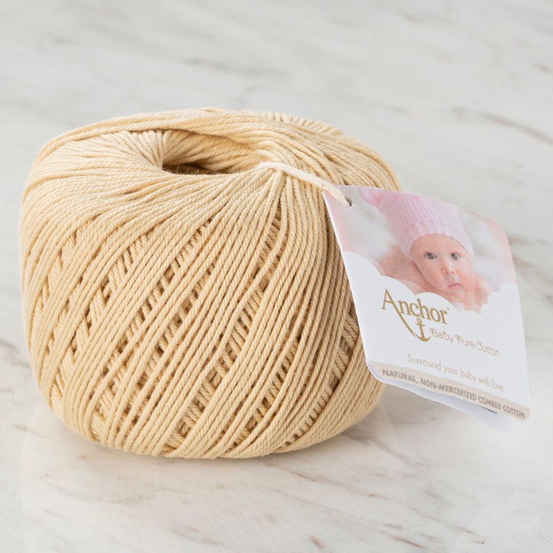Anchor Baby Pure Cotton 4ply Yarn, Beige – 00404