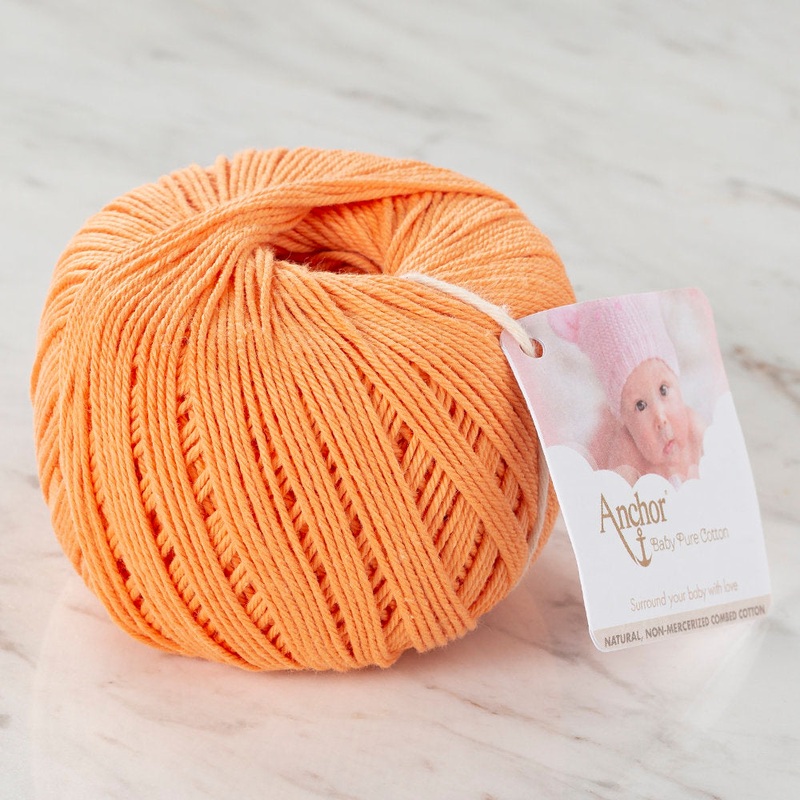 Anchor Baby Pure Cotton 4ply Yarn, Orange – 00181