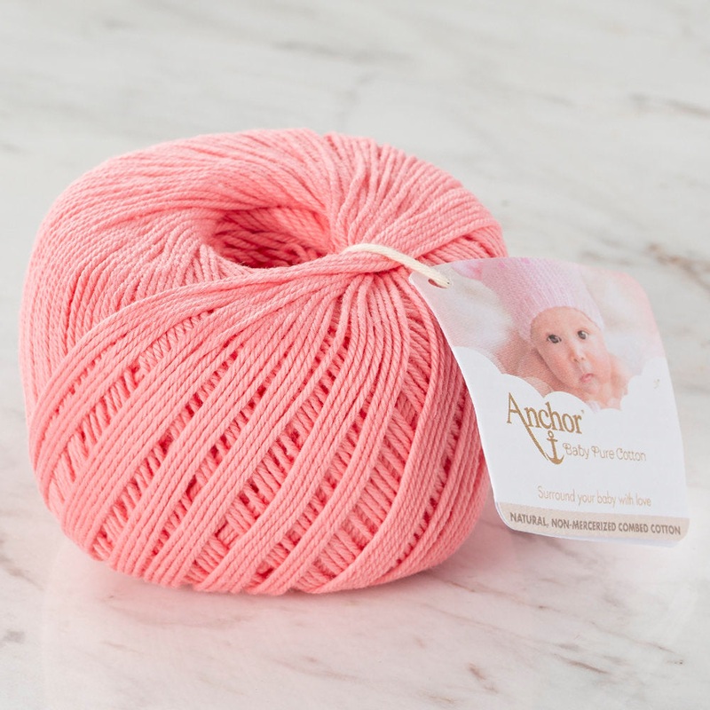 Anchor Baby Pure Cotton 4ply Yarn, Pink – 00409