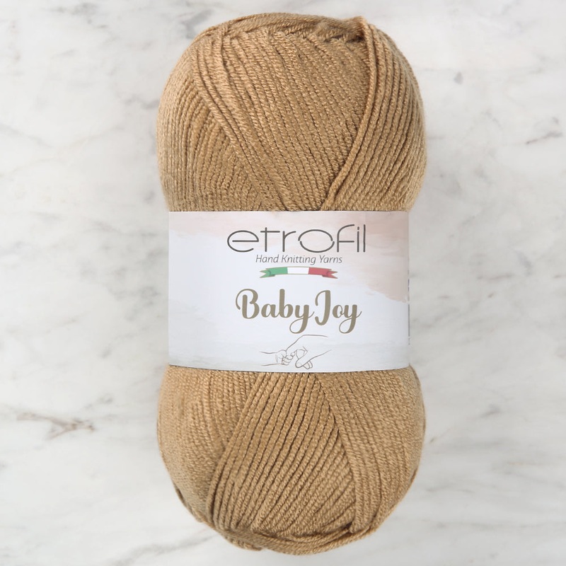 Etrofil Baby Joy Knitting Yarn, Brown – 80073