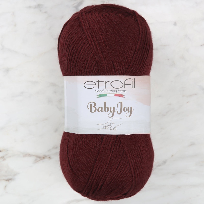 Etrofil Baby Joy Knitting Yarn, Claret – 80039
