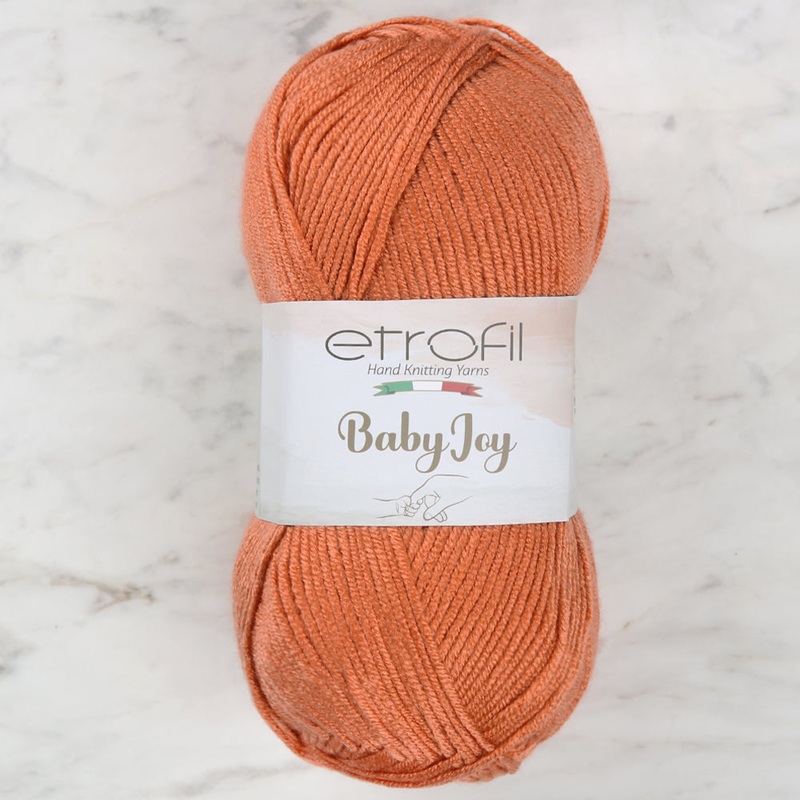Etrofil Baby Joy Knitting Yarn, Orange – 80028