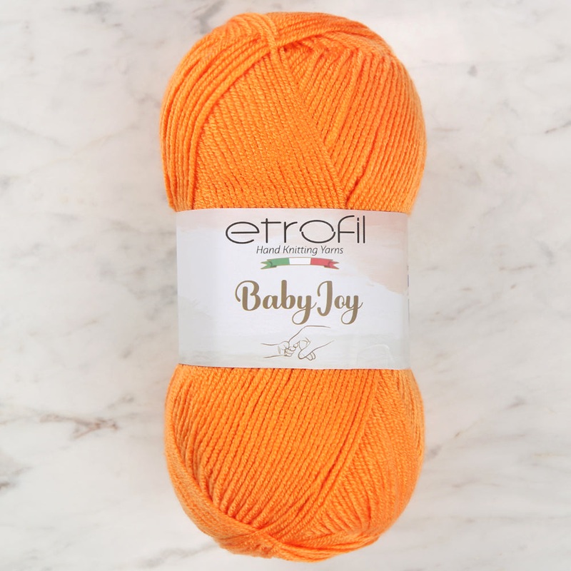 Etrofil Baby Joy Knitting Yarn, Orange – 80200