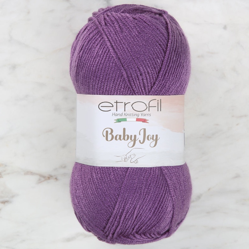 Etrofil Baby Joy Knitting Yarn, Purple – 80060