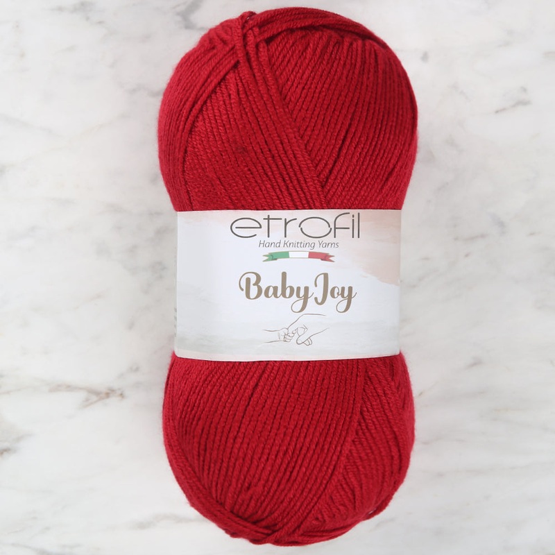 Etrofil Baby Joy Knitting Yarn, Red – 80033