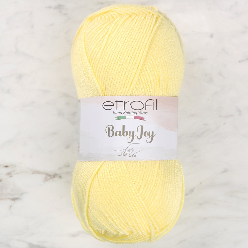 Etrofil Baby Joy Knitting Yarn, Yellow – 80002