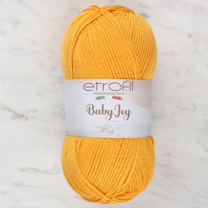 Etrofil Baby Joy Knitting Yarn, Yellow – 80020