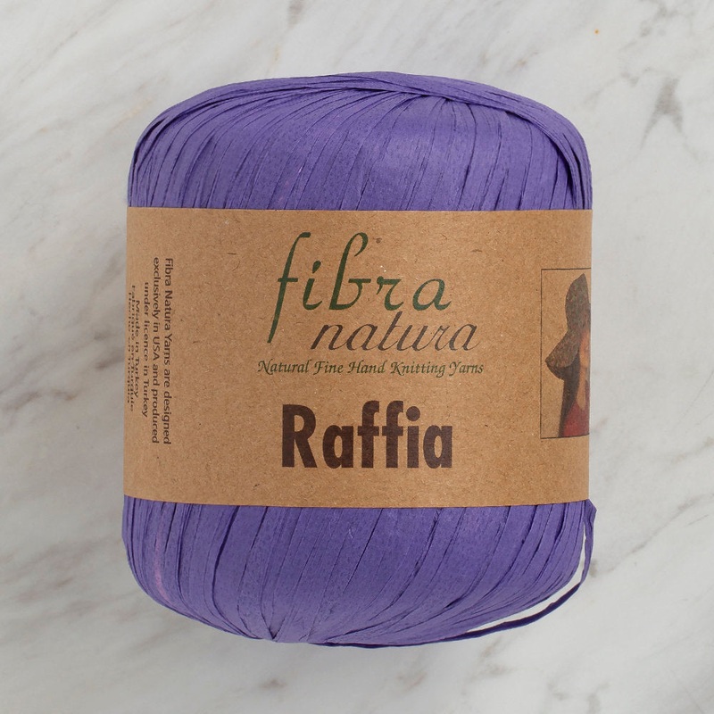 Fibra Natura 40 g Raffia Paper Yarn, Purple – 116-08
