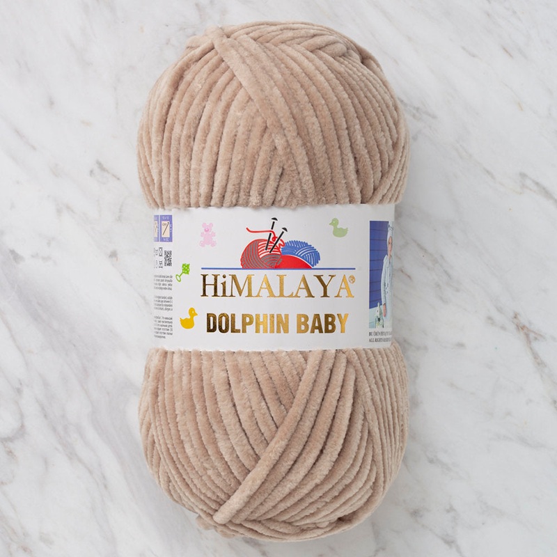Himalaya Dolphin Baby Chenille Yarn, Beige – 80317