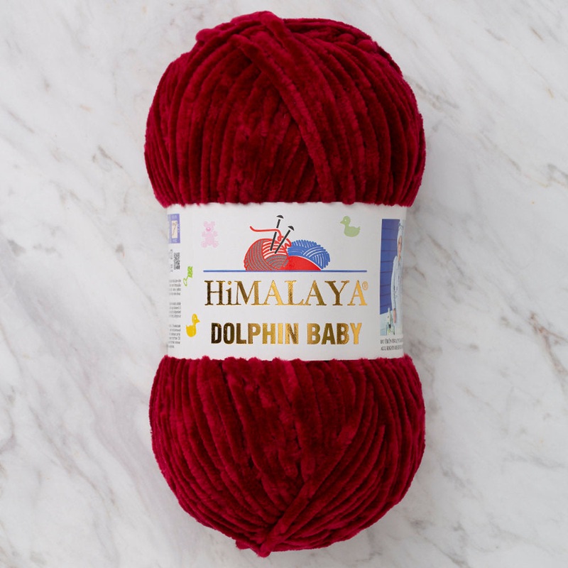 Himalaya Dolphin Baby Chenille Yarn, Claret – 80322