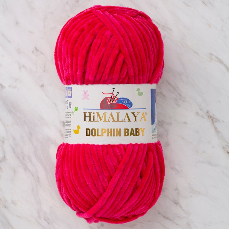Himalaya Dolphin Baby Chenille Yarn, Fuchsia – 80314