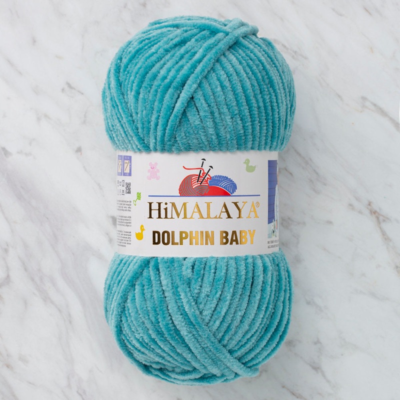 Himalaya Dolphin Baby Chenille Yarn, Green – 80354