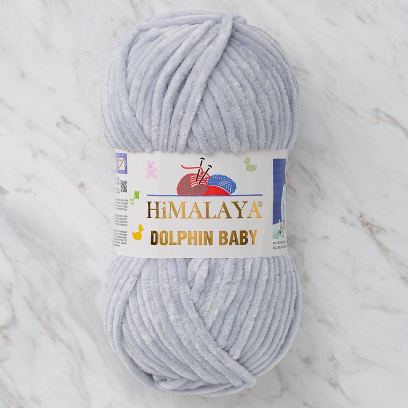 Himalaya Dolphin Baby Chenille Yarn, Grey – 80325
