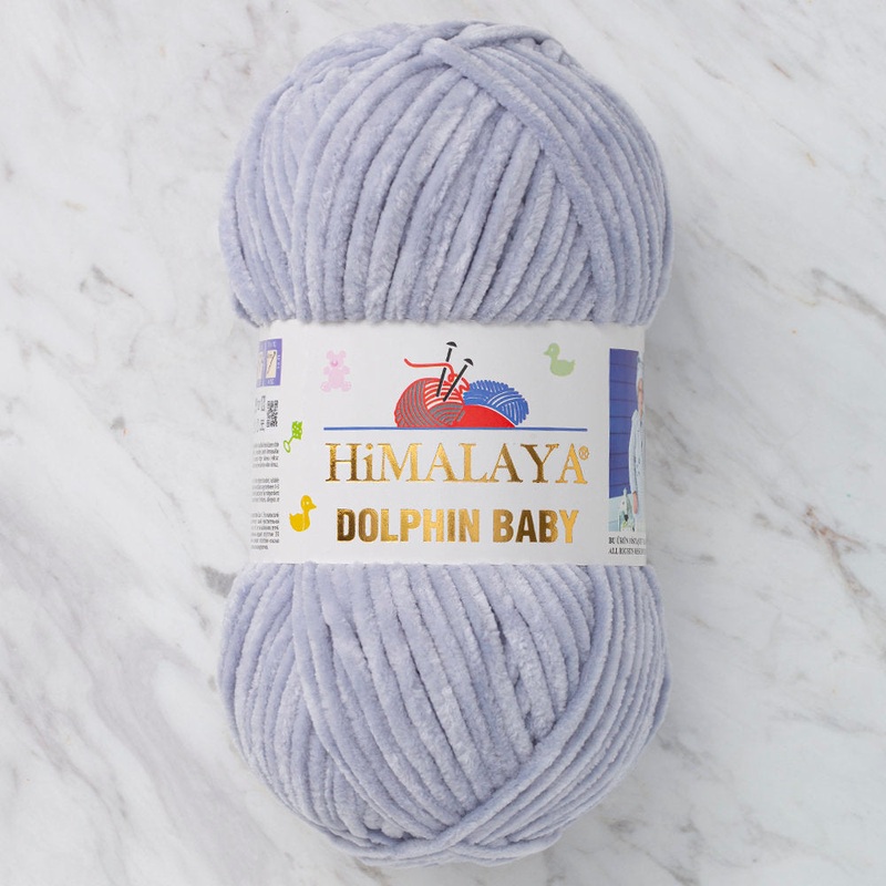 Himalaya Dolphin Baby Chenille Yarn, Grey – 80351