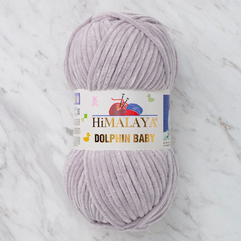 Himalaya Dolphin Baby Chenille Yarn, Grey – 80357