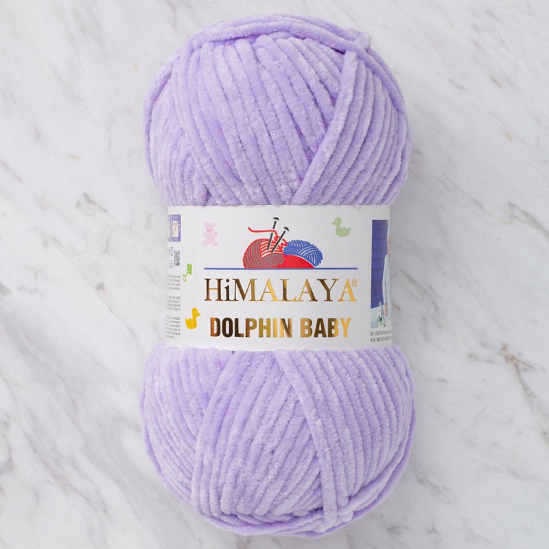 Himalaya Dolphin Baby Chenille Yarn, Lilac – 80305