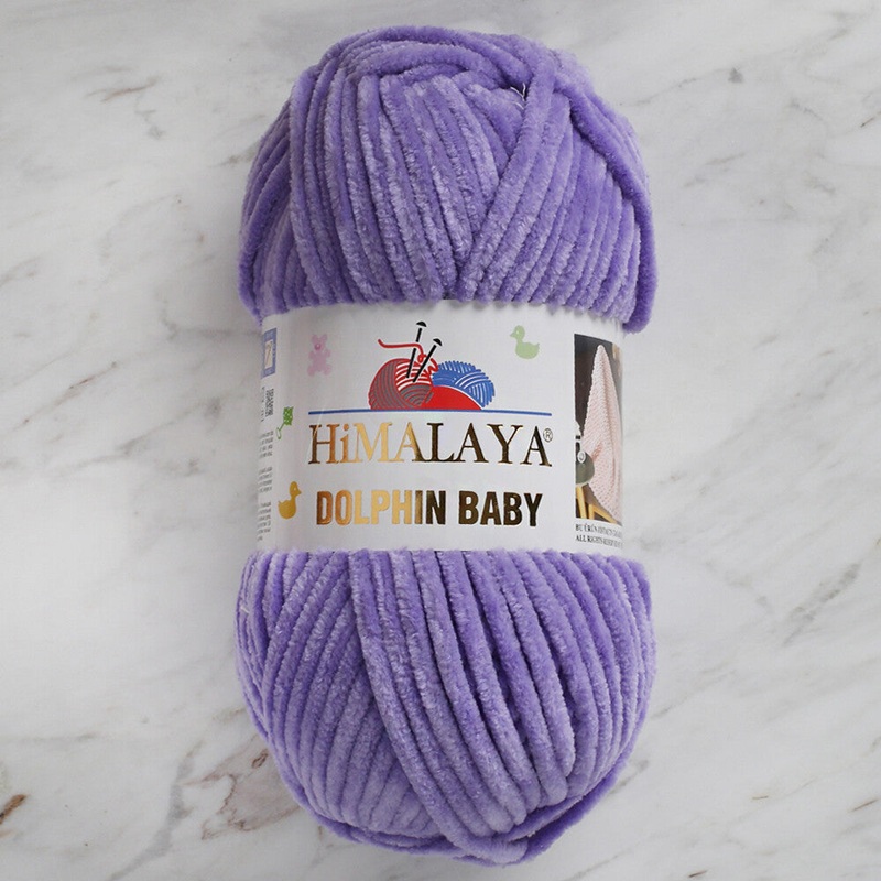 Himalaya Dolphin Baby Chenille Yarn, Lilac – 80364