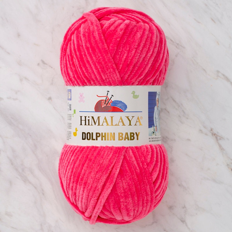 Himalaya Dolphin Baby Chenille Yarn, Pink – 80324