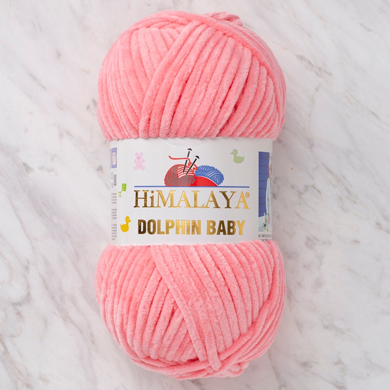 Himalaya Dolphin Baby Chenille Yarn, Pink – 80346