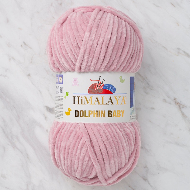 Himalaya Dolphin Baby Chenille Yarn, Powder Pink – 80349