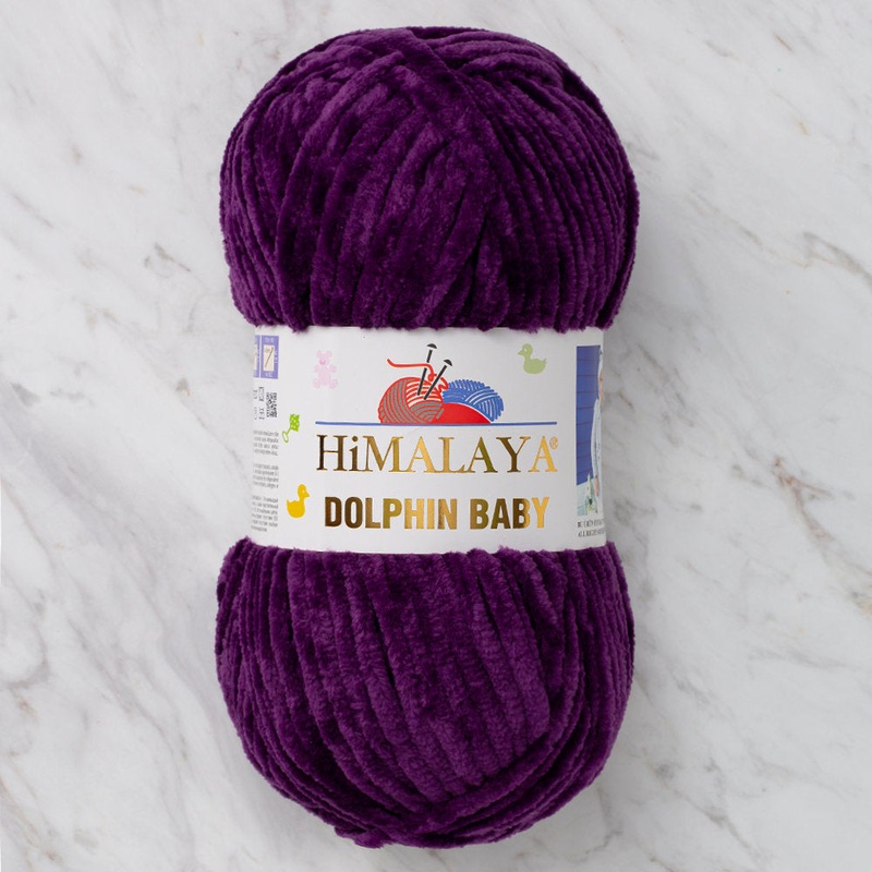 Himalaya Dolphin Baby Chenille Yarn, Purple – 80328