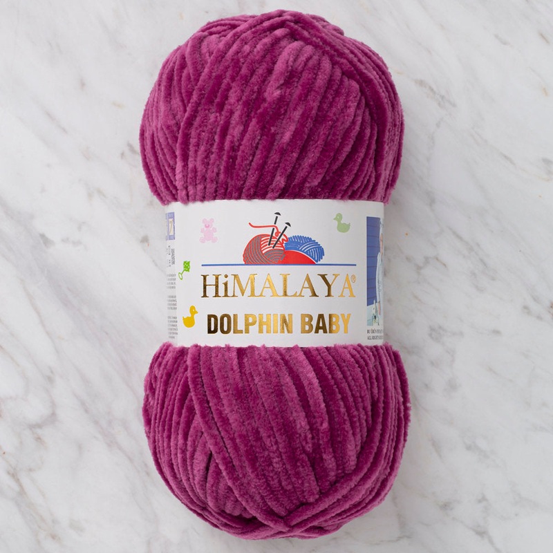Himalaya Dolphin Baby Chenille Yarn, Purple – 80338