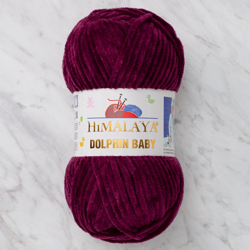 Himalaya Dolphin Baby Chenille Yarn, Purple – 80339