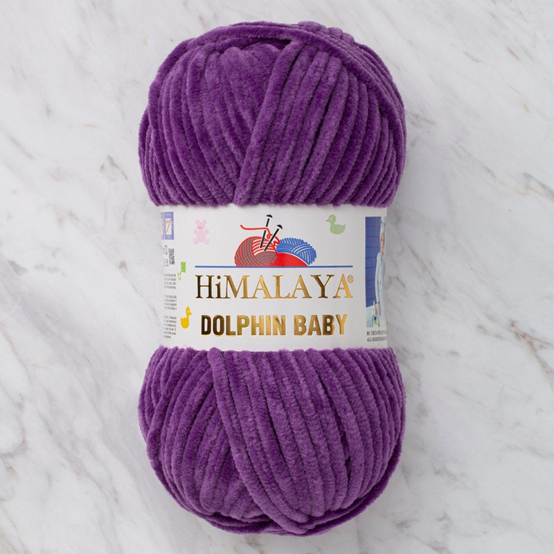 Himalaya Dolphin Baby Chenille Yarn, Purple – 80340