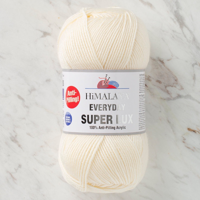 Himalaya Everyday Super Lux Yarn, Cream – 73402