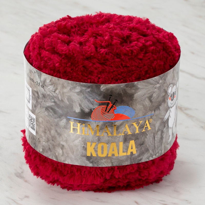 Himalaya Koala Chenille Baby Yarn, Red – 75703