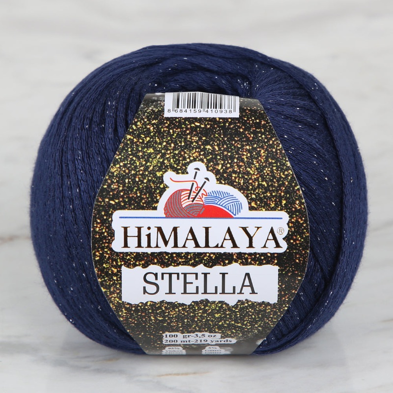 Himalaya Stella Hand Knitting Yarn,Navy blue – 46017