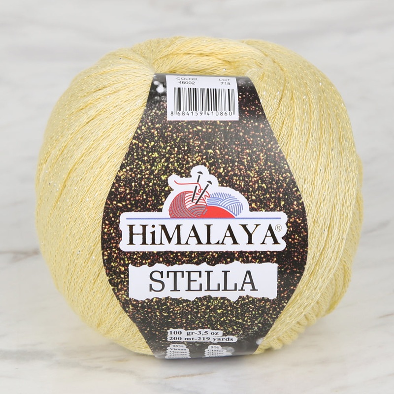 Himalaya Stella Hand Knitting Yarn,Yellow – 46002