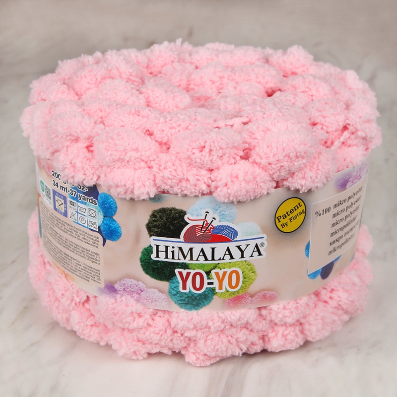 Himalaya Yo-Yo Hand Knitting Yarn , Baby Pink – 82107