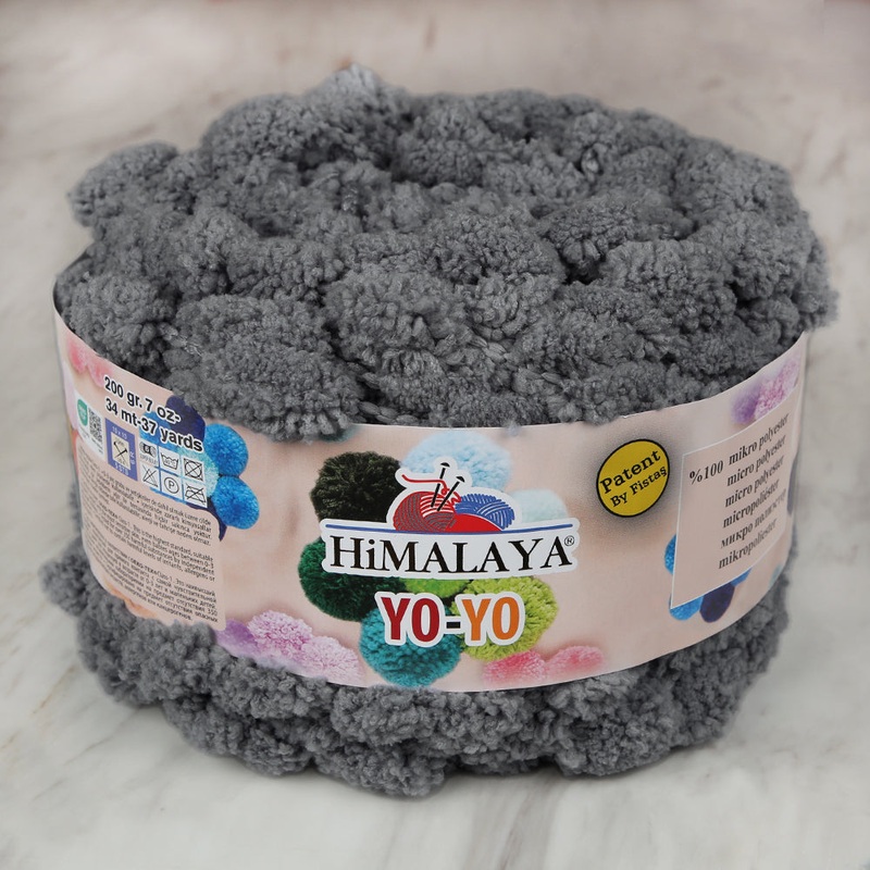 Himalaya Yo-Yo Hand Knitting Yarn , Grey – 82125