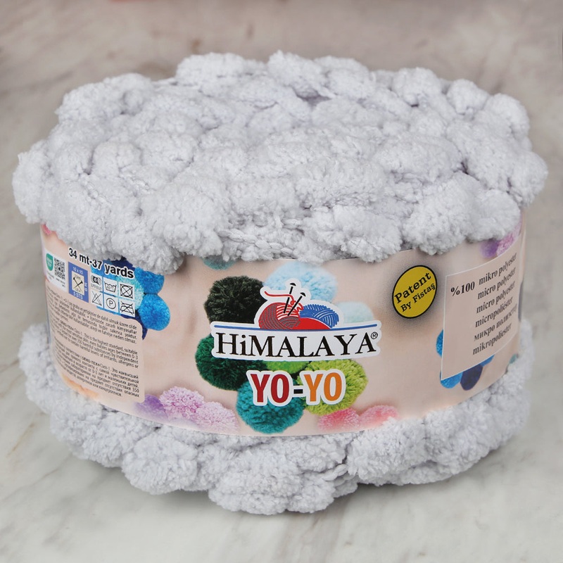 Himalaya Yo-Yo Hand Knitting Yarn , Light Grey – 82123