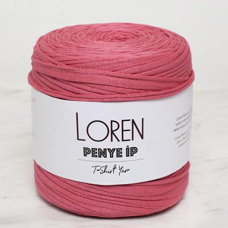 Loren T-Shirt Yarn, Dusty Pink – 47
