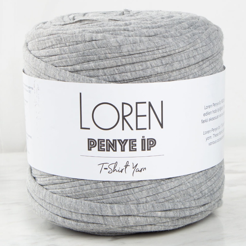 Loren T-shirt Yarn, Heather Grey – 23
