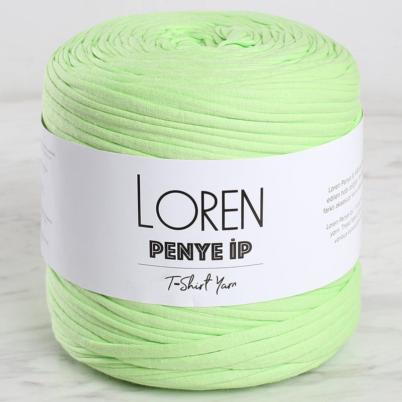 Loren T-shirt Yarn, Neon Green – 1